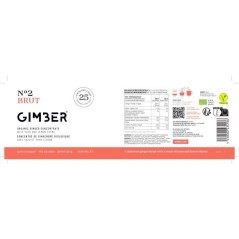 Gimber - N°2 - Brut - Concentré de gingembre biologique avec yuzu et