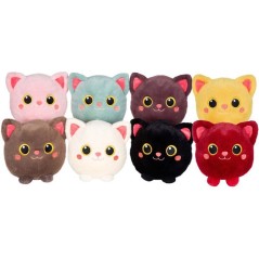 Peluche Moko Maru Kitty - GIPSY TOYS - 12 cm - Prune