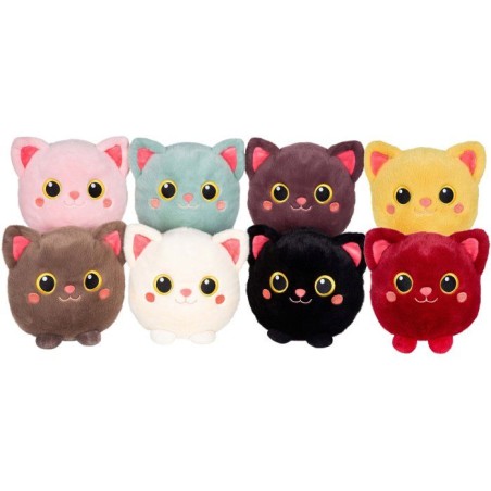 Peluche Moko Maru Kitty - GIPSY TOYS - 12 cm - Prune