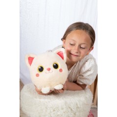 Peluche Moko Maru Kitty - GIPSY TOYS - 20 cm - Creme