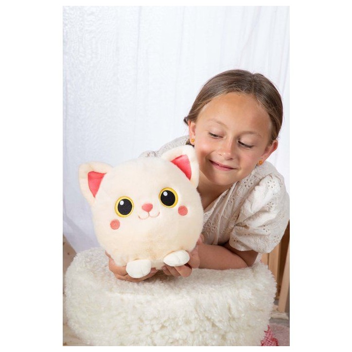 Peluche Moko Maru Kitty - GIPSY TOYS - 20 cm - Creme