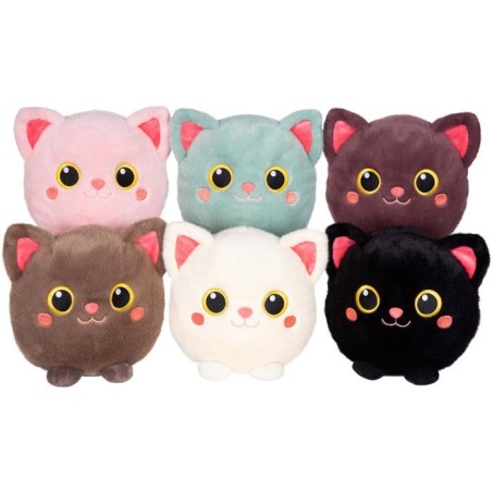 Peluche Moko Maru Kitty - GIPSY TOYS - 20 cm - Prune