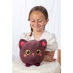 Peluche Moko Maru Kitty - GIPSY TOYS - 20 cm - Prune