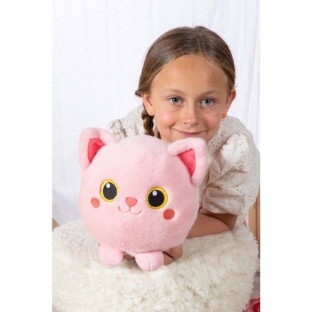 Peluche Moko Maru Kitty - GIPSY TOYS - 20 cm - Rose