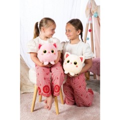 Peluche Moko Maru Kitty - GIPSY TOYS - 20 cm - Rose