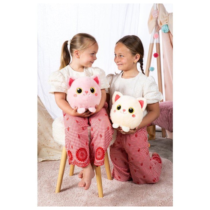 Peluche Moko Maru Kitty - GIPSY TOYS - 20 cm - Rose