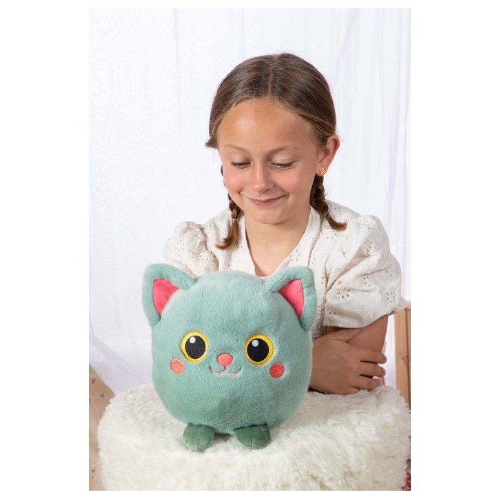 Peluche Moko Maru Kitty - GIPSY TOYS - 20 cm - Vert