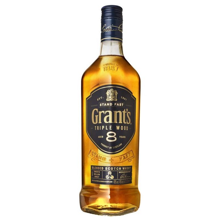 Grant's - Triple Wood - 8 ans - Blended Scotch Whisky - 40,0% Vol. - 70cl