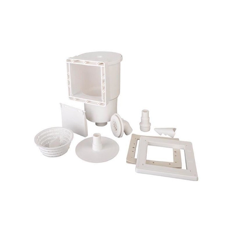 Skimmer standard pour piscines acier GRE - Blanc de Gre