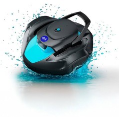 Robot de piscine - GRE - Moovo TM 90 - a batterie - Piscines hors-sol - Jusqu'a 9 m de longueur/80 m² - Autonomie 90 min - 2 L