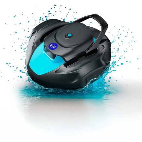 Robot de piscine - GRE - Moovo TM 90 - a batterie - Piscines hors-sol - Jusqu'a 9 m de longueur/80 m² - Autonomie 90 min - 2 L