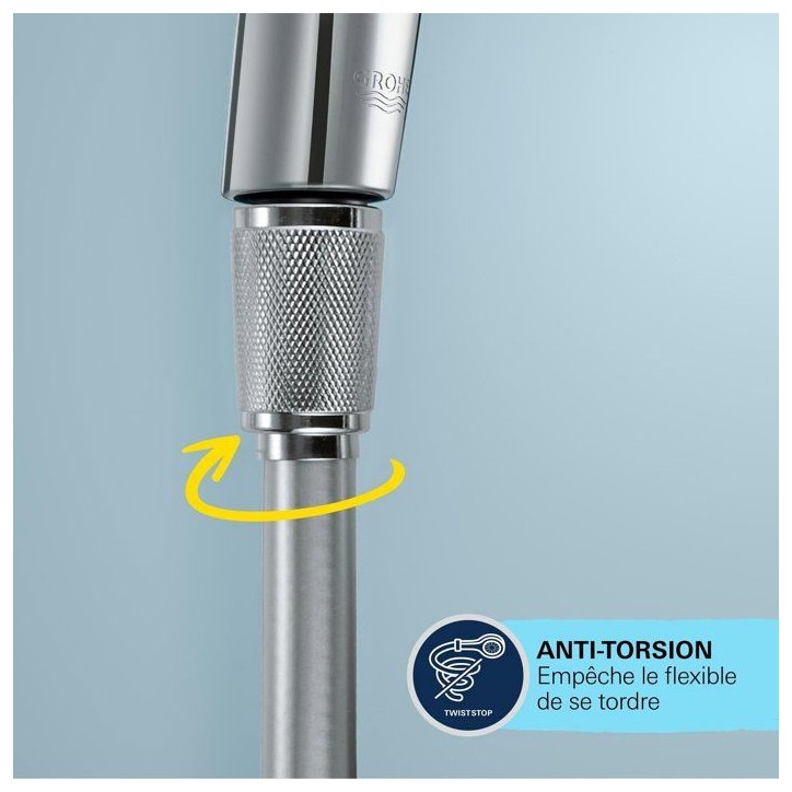 Ensemble de douche 1 jet avec support mural GROHE Vitalio Trigger Spray 30 Chromé Ensemble de douche 1 jet avec support mural GROHE Vitalio Trigger Spray 30 Chromé