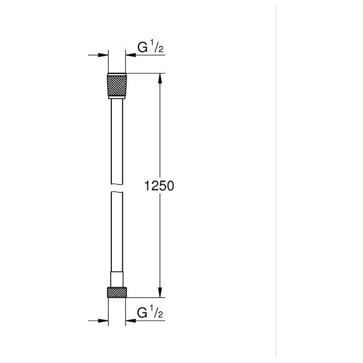 Flexible de douche - GROHE - Silverflex TwistStop
