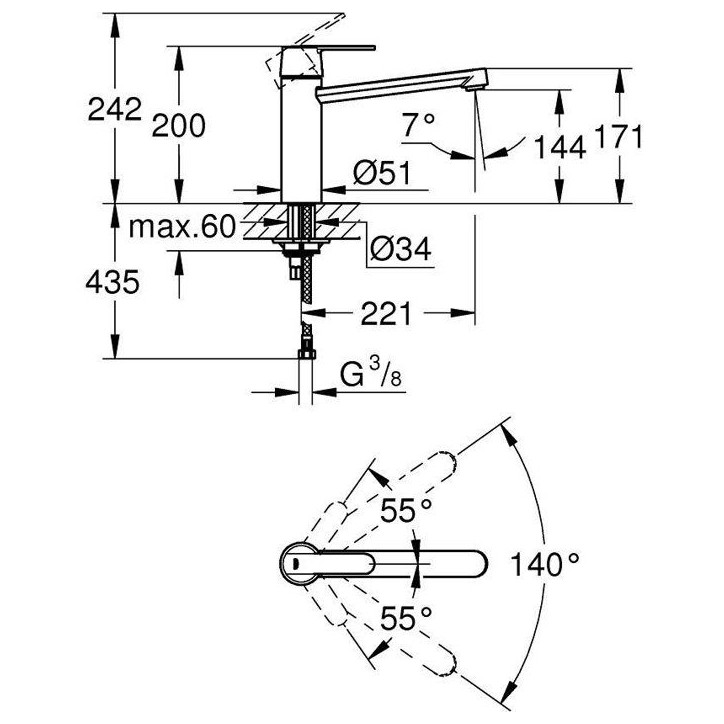 Mitigeur évier - de cuisine - GROHE - Get Mitigeur évier - de cuisine - GROHE - Get