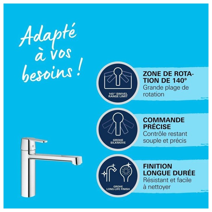 Mitigeur évier - de cuisine - GROHE - Get Mitigeur évier - de cuisine - GROHE - Get