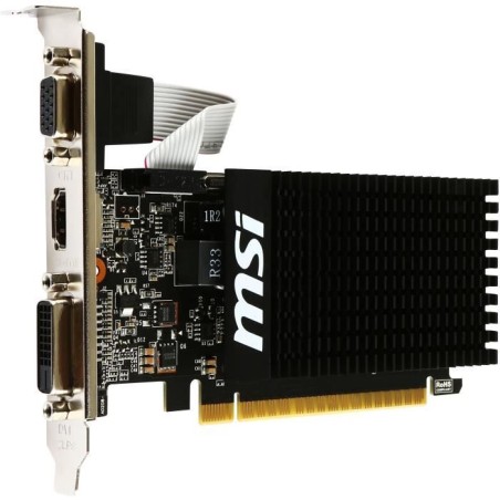 Carte graphique - MSI - GT 710 2GD3H LP NVIDIA GeForce GT 710 2 Go GDD