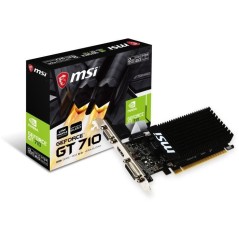 Carte graphique - MSI - GT 710 2GD3H LP NVIDIA GeForce GT 710 2 Go GDDR3