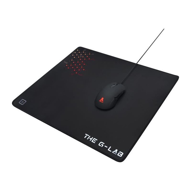Tapis de Souris - XL - The G-Lab - PAD CAESIUM - 450x400x4mm - Noir Tapis de Souris - XL - The G-Lab - PAD CAESIUM - 450x400x4mm - Noir