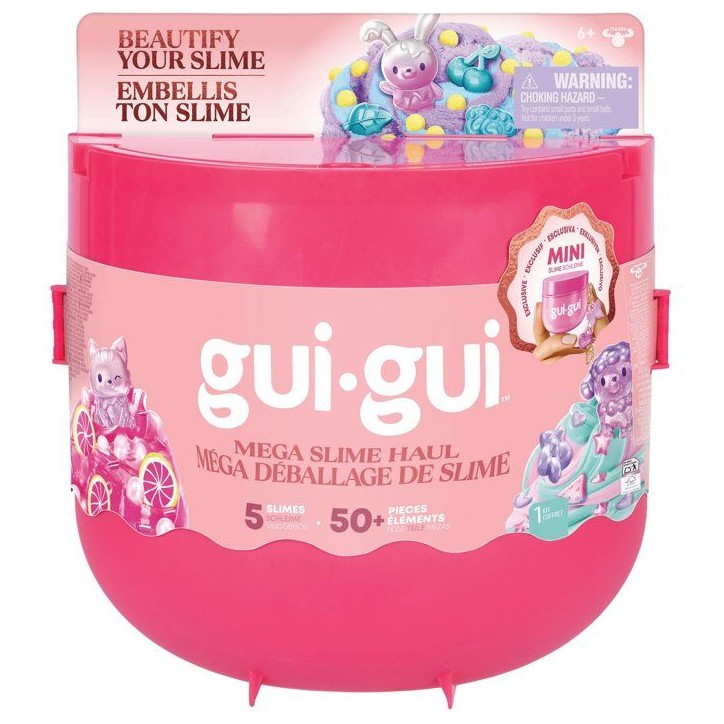 Slime - GUI GUI - Mega Fruity - Pack multiple - Accessoires - Création