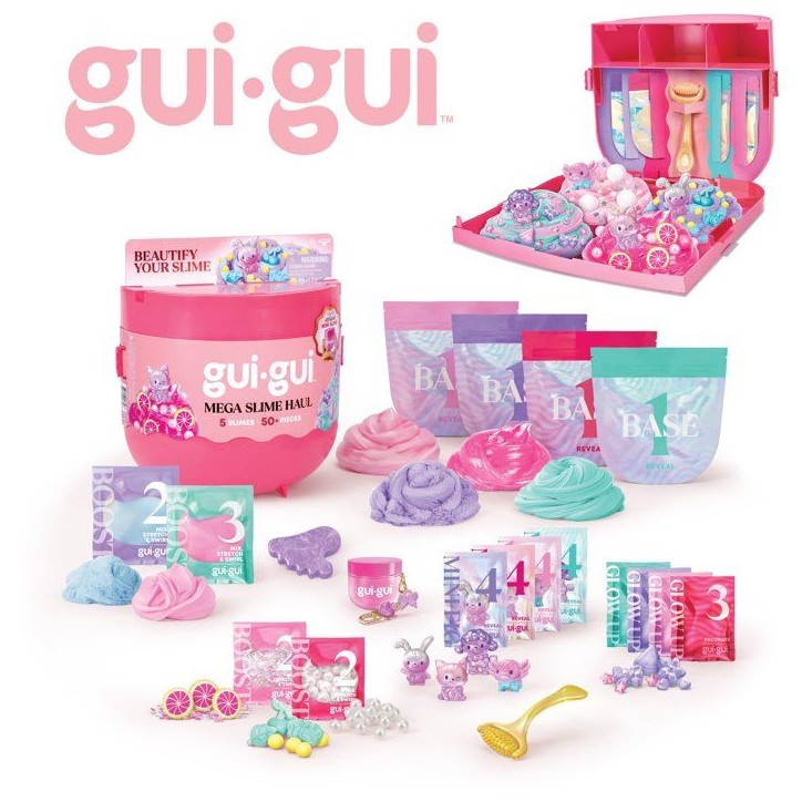 Slime - GUI GUI - Mega Fruity - Pack multiple - Accessoires - Création