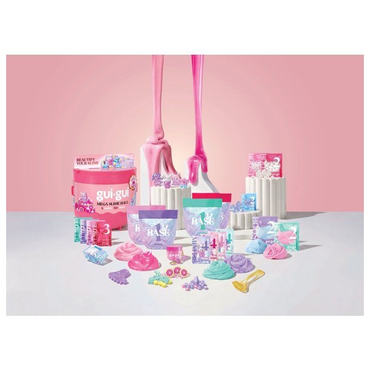 Slime - GUI GUI - Mega Fruity - Pack multiple - Accessoires - Création