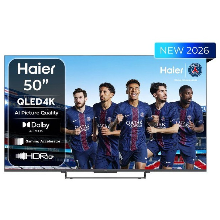 Haier H50S85GUX - TV QLED 50 (126 cm) - 4K UHD 3840 x 2160 - Dolby Vision - Google TV - 4xHDMI 2.1 - WiFi