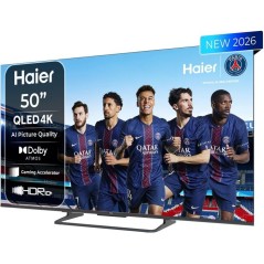 Haier H50S85GUX - TV QLED 50 (126 cm) - 4K UHD 3840 x 2160 - Dolby Vision - Google TV - 4xHDMI 2.1 - WiFi