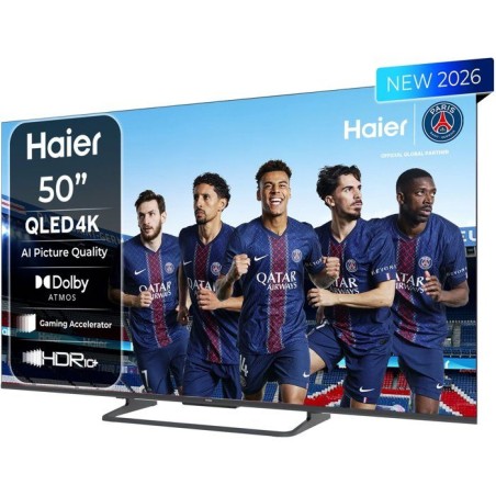 Haier H50S85GUX - TV QLED 50 (126 cm) - 4K UHD 3840 x 2160 - Dolby Vision - Google TV - 4xHDMI 2.1 - WiFi