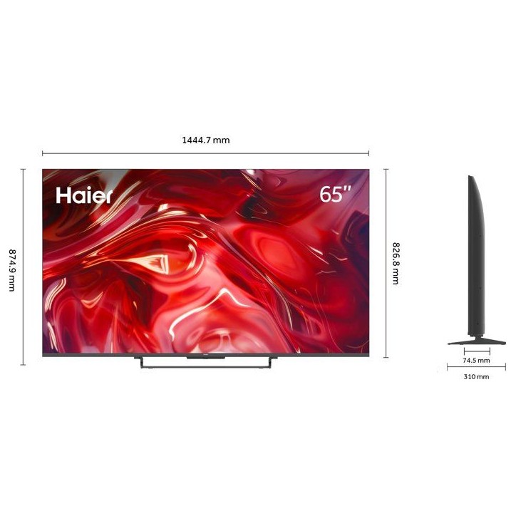 Haier H65S85GUX - TV QLED 65 (164 cm) - 4K UHD 3840x2160 - Dolby Vision - Google TV - 4xHDMI 2.1 - WiFi Haier H65S85GUX - TV QLED 65 (164 cm) - 4K UHD 3840x2160 - Dolby Vision - Google TV - 4xHDMI 2.1 - WiFi