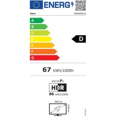 Haier H65S85GUX - TV QLED 65 (164 cm) - 4K UHD 3840x2160 - Dolby Visio