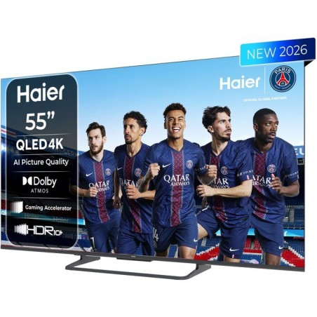 Haier H55S85GUX - TV QLED 55 (139 cm) - 4K UHD 3840x2160 - Dolby Vision - Google TV - 4xHDMI 2.1 - WiFi