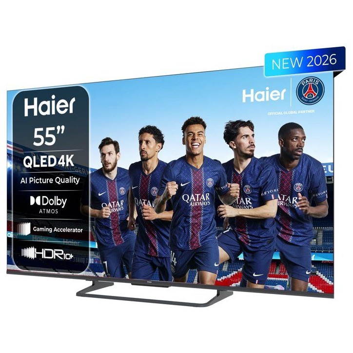 Haier H55S85GUX - TV QLED 55 (139 cm) - 4K UHD 3840x2160 - Dolby Vision - Google TV - 4xHDMI 2.1 - WiFi