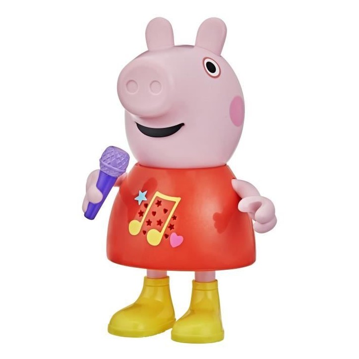 Peppa Pig parle et chante, jouet musical avec plus de 50 sons, phrases et chansons, jouets préscolaires pour filles et garçon