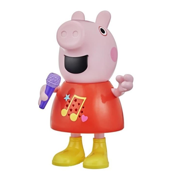 Peppa Pig parle et chante, jouet musical avec plus de 50 sons, phrases et chansons, jouets préscolaires pour filles et garçon