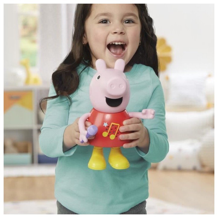 Peppa Pig parle et chante, jouet musical avec plus de 50 sons, phrases et chansons, jouets préscolaires pour filles et garçon
