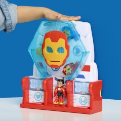 Salle des armures d'Iron Man, figurine de 7,5 cm et accessoires, joue