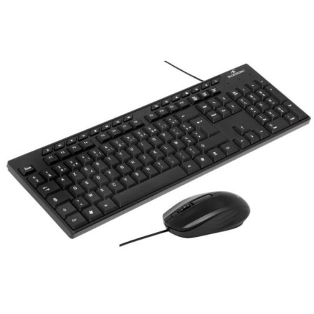 Pack Clavier Souris - BLUESTORK - MEDIA OFFICE - Filaire - Azerty - Co
