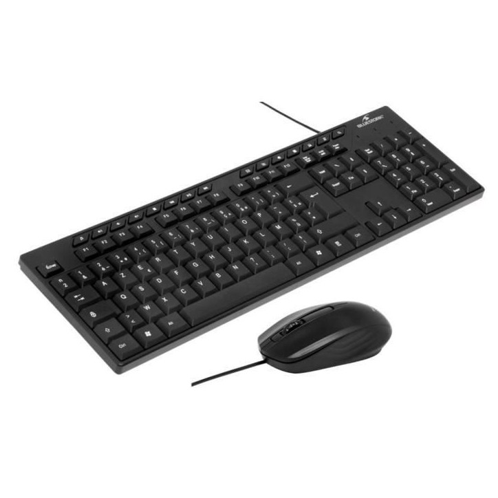 Pack Clavier Souris - BLUESTORK - MEDIA OFFICE - Filaire - Azerty - Compatible Windows - Noir Pack Clavier Souris - BLUESTORK - MEDIA OFFICE - Filaire - Azerty - Compatible Windows - Noir