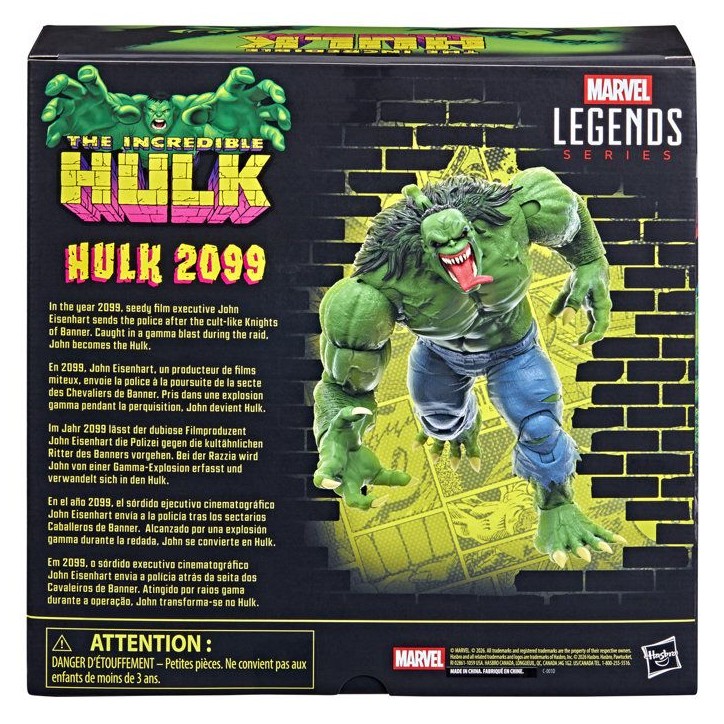 Figurine Hulk 2099 a l'échelle 15 cm inspirée des bandes dessinées Hulk 2099, Figurine de collection, Marvel Legends Series, Figurine Hulk 2099 a l'échelle 15 cm inspirée des bandes dessinées Hulk 2099, Figurine de collection, Marvel Legends Series,