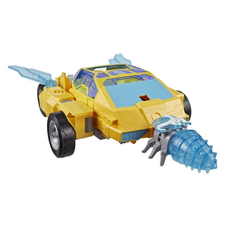 Figurine Bumblebee L'étincelle de puissance de 28 cm avec sons et lumieres, conversion rapide, Transformers CYBERWORLD, des 6