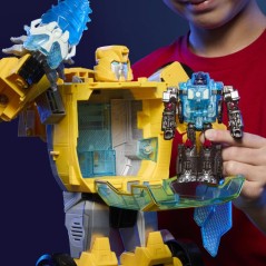 Figurine Bumblebee L'étincelle de puissance de 28 cm avec sons et lu