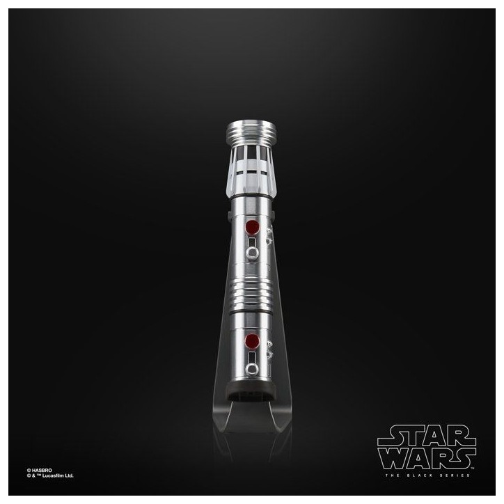 Sabre laser de Maul, Sabre électronique premium Force FX Elite avec LED et effets sonores premium, Star Wars The Black Series,