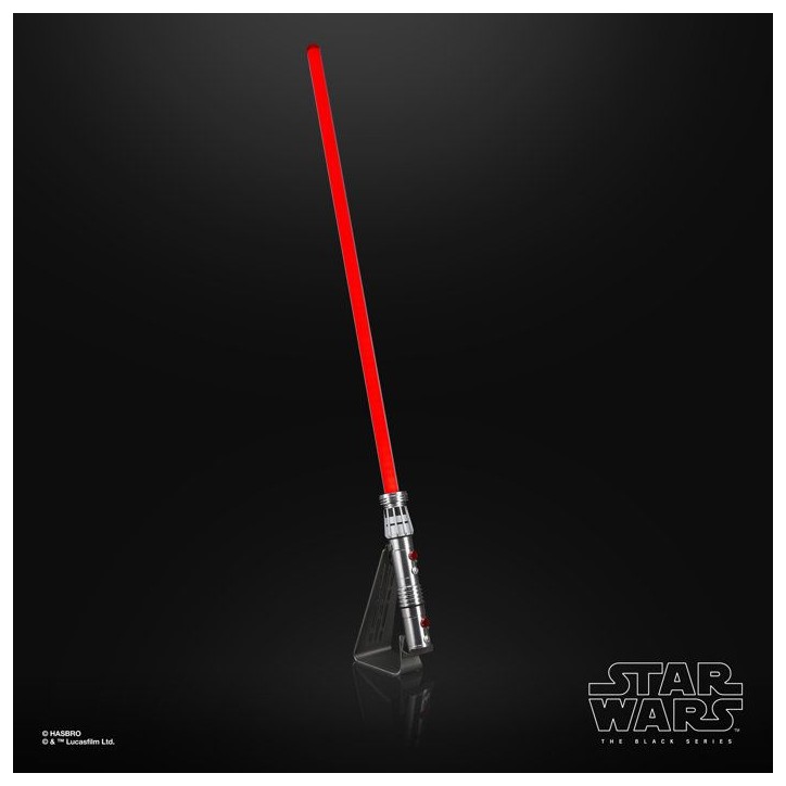 Sabre laser de Maul, Sabre électronique premium Force FX Elite avec LED et effets sonores premium, Star Wars The Black Series,
