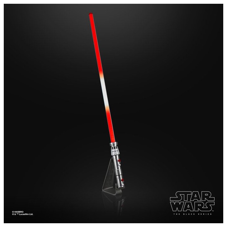 Sabre laser de Maul, Sabre électronique premium Force FX Elite avec LED et effets sonores premium, Star Wars The Black Series,