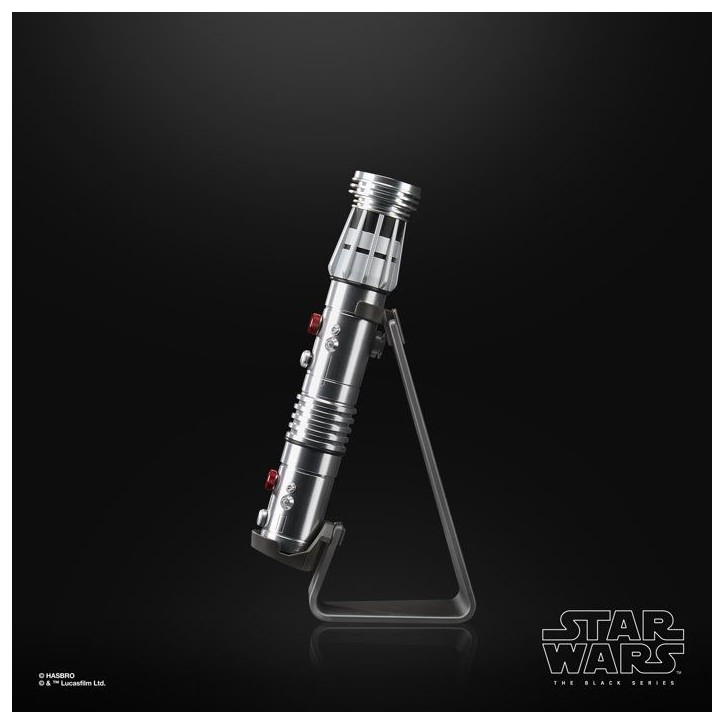 Sabre laser de Maul, Sabre électronique premium Force FX Elite avec LED et effets sonores premium, Star Wars The Black Series,