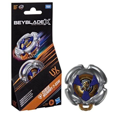 Beyblade X Booster Pack Curse Mummy 7-55W UX avec toupie de type défe