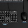 Pack Clavier Souris - BLUESTORK - MEDIA OFFICE - Filaire - Azerty - Co