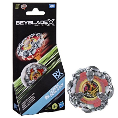 Beyblade X Booster Pack Savage Bear 5-60F BX avec toupie de type attaq