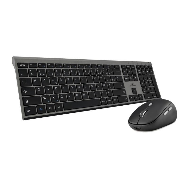Pack Clavier Souris - BLUESTORK - PACK GRAPHEME - Sans Fil - Noir Pack Clavier Souris - BLUESTORK - PACK GRAPHEME - Sans Fil - Noir