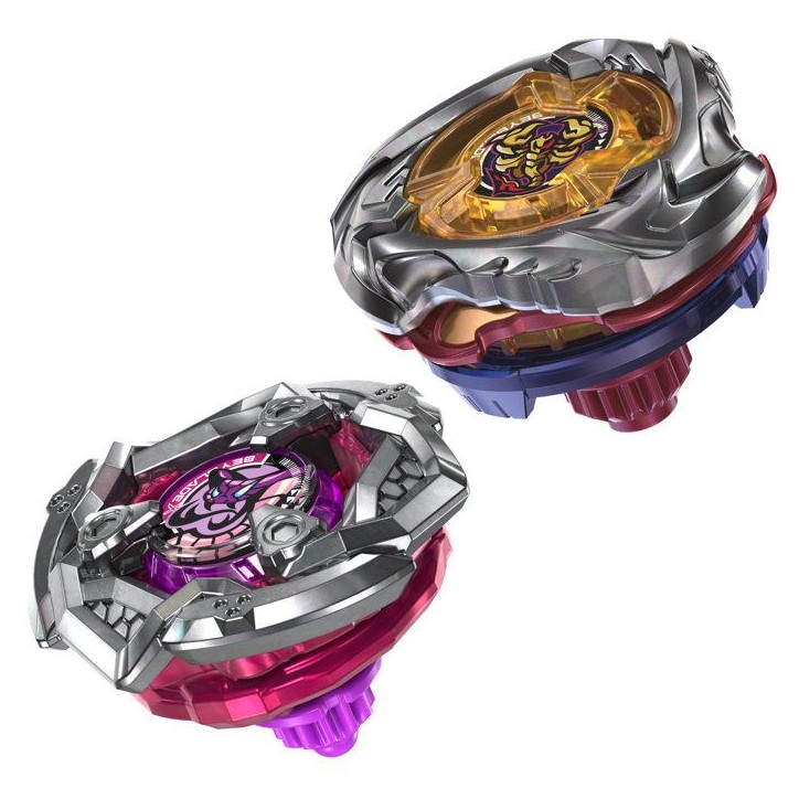 Beyblade X Dual Pack Spear Scorpio 0-70Z UX et Tail Viper 3-85LO BX, 2 toupies de combat Takara Tomy a rotation droite, des 8 Beyblade X Dual Pack Spear Scorpio 0-70Z UX et Tail Viper 3-85LO BX, 2 toupies de combat Takara Tomy a rotation droite, des 8